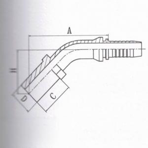 45°Metric Standpipe Straight DIN 2353