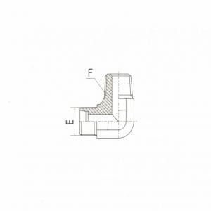 90°  Elbow BSPT Male