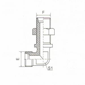 90°  Elbow Bulkhead Fitting