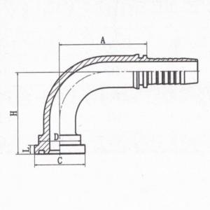 90° JIS Flange 