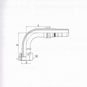 90° ORFS Female Flat Seat ISO 12151-1 SAE J516