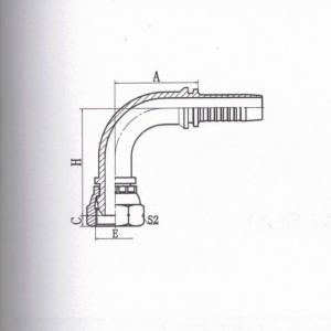 90°BSP Female Multiseal