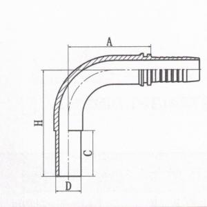 90°Metric Standpipe DIN2353