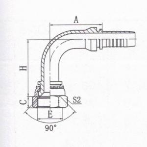 90°SAE Female 90°Cone Seat SAE J513