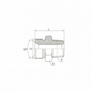 BSP Male Double Use for 60° Seat or Bonded Seal/NPT Male