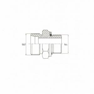 BSP Thread Stud Ends with O-Ring Sealing