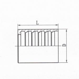 Ferrule for SAE 100R1AT/EN 853 1SN Hose