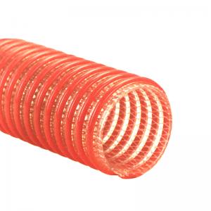 Fiber Reinforced And Orange Rigid PVC Helix Suction Hose