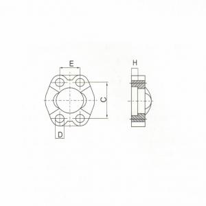 ISO 6162-2 SAE J518 S-Series Whole Flange Clamps