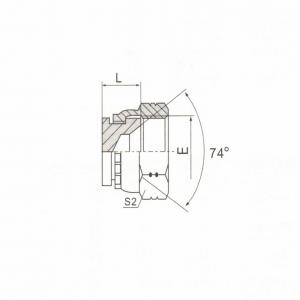 JIC Female 74°  Seat Plug