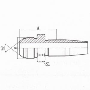 JIC Male 74°Cone SAE J514