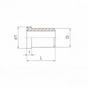 L-Series Flange ISO 6162-1/Butt-weld Tube