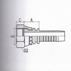 Metric Female Flat Seat