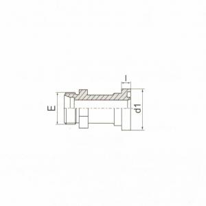 Metric Male Bite Type/L Series Flange ISO 6162-1