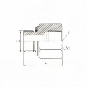 Metric Male L-Series ISO 6149-3/NPT Female