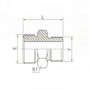 Metric Male O-Ring/BSP Male DIN 3852-2 Type A