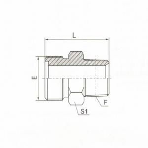 Metric Male O-Ring/BSPT Male