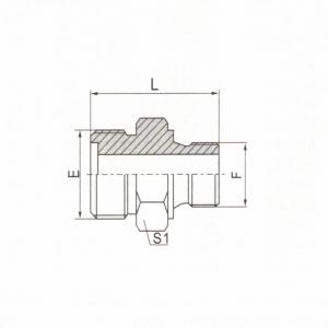 Metric Male O-Ring/Metric Male with Bonded Seal