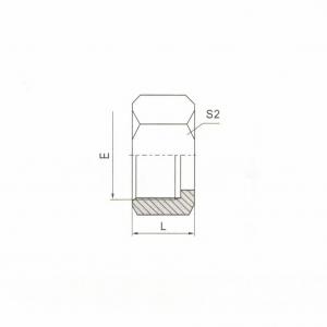 Metric Thread 74° Cone Flared Nut GB/T 5647