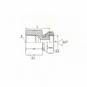 NPT Female/NPSM Female 60° Cone