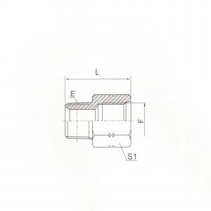 NPT Male/SAE Female ISO 11926-1