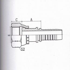 ORFS Female Flat Seal ISO 12151-1 SAE J516