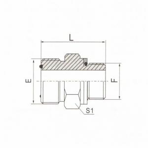 ORFS Male O-Ring/BSP Male O-Ring