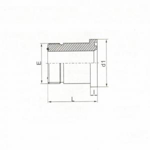 ORFS Male O-Ring/L-Series Flange ISO 6162-1