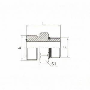 ORFS Male O-Ring/Metric S-Series ISO 6149-2