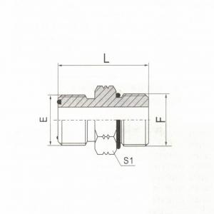 ORFS Male O-Ring/SAE O-Ring Boss S-Series ISO 11926-2