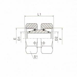 Straight Tube Adaptor with Swivel Nut